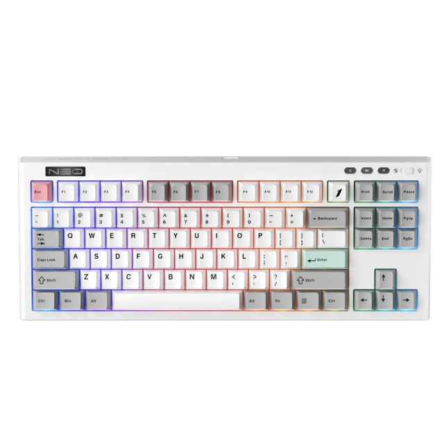 Igrovaya klaviatura 1STPlayer NEO87, Three Connecting, Frost Wave