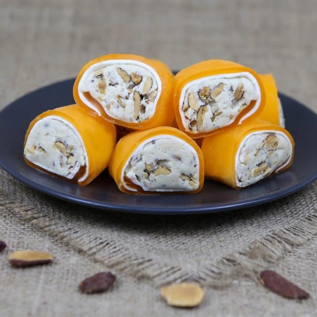 Делайт локум с манго, фундучным кремом и миндалью, 1 кг