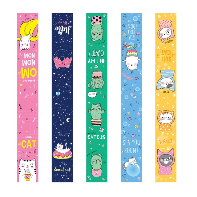 Kitoblar uchun magnitli zakladka ArtSpace "Candy cat" 10 dona