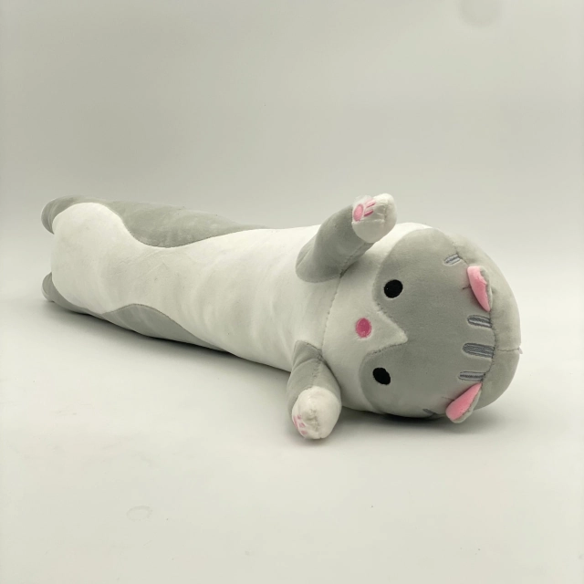 "Mushuk Baton" kulrang 50 sm yumshoq o'yinchoq