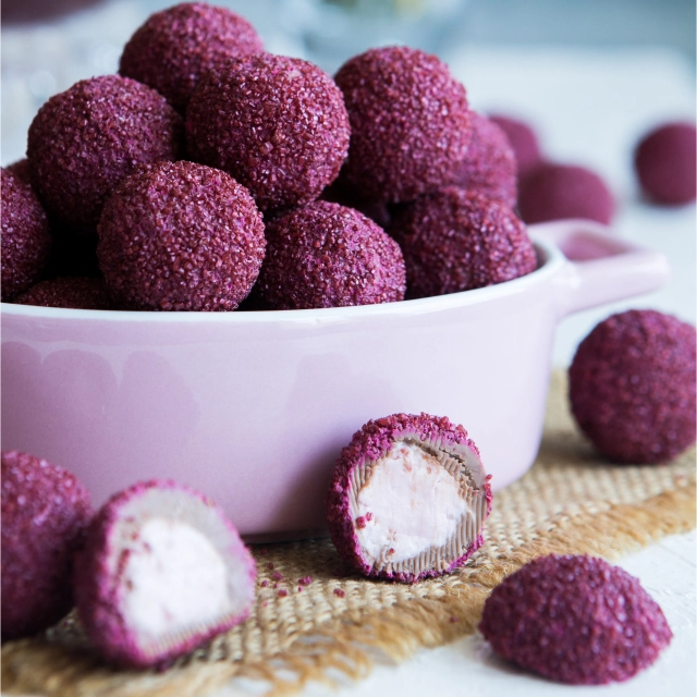 Malina bilan to&lsquo;ldirilgan trufel shirinligi, 1 kg