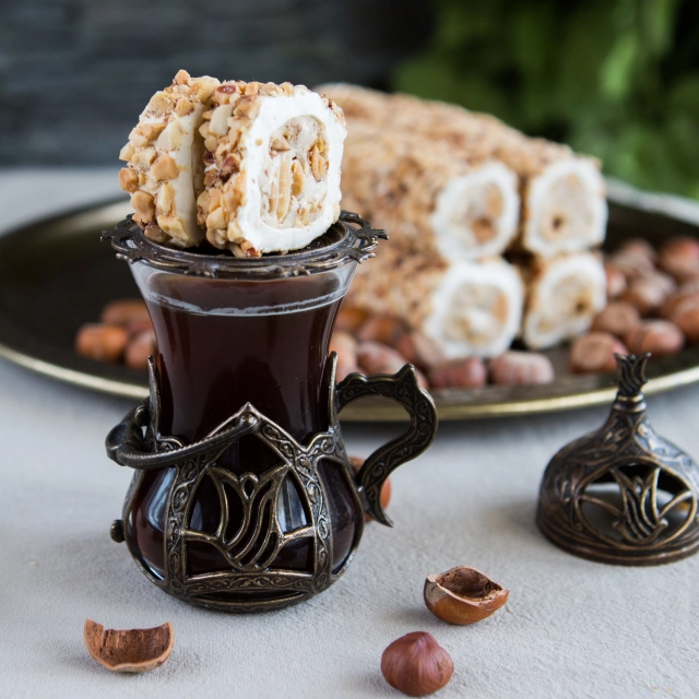 Малатья локум с миндалью, экстра паша локум,1 кг