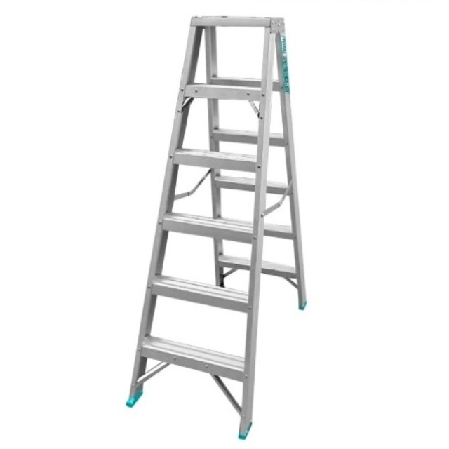 Ikki tomonlama narvon TOTAL THLAD01061 (2 &times; 6 pog'onali)