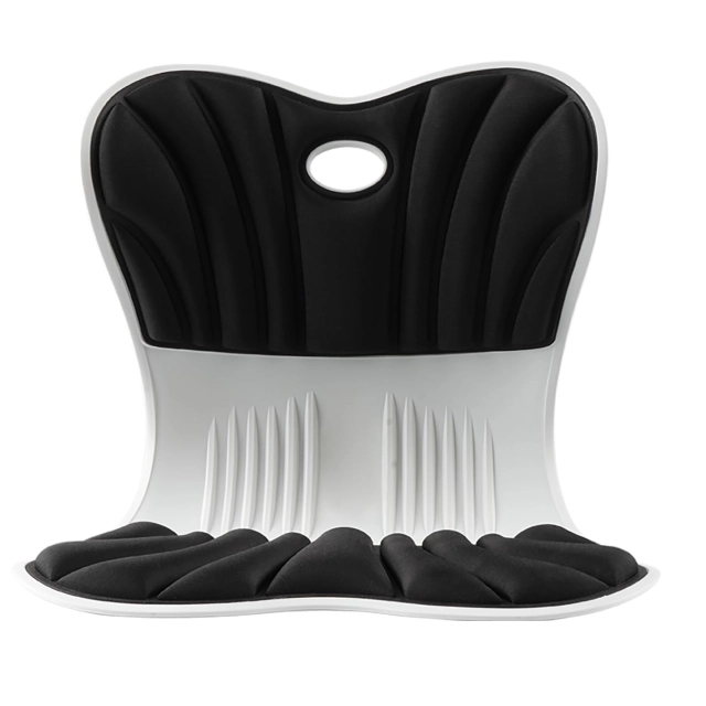 Ergonomik kreslo &ndash; orqa va bel mushaklarini qo&lsquo;llab-quvvatlash, to&lsquo;g&lsquo;ri o&lsquo;tirish pozasini ta&rsquo;minlaydi (qora)