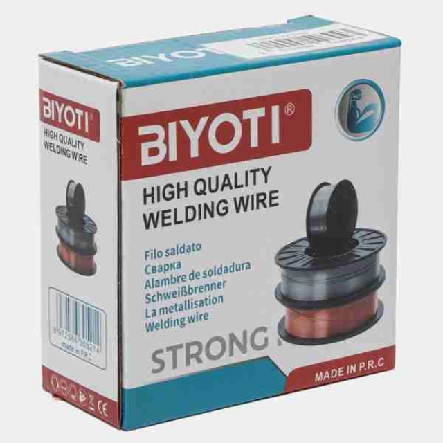 BIYOTI payvandlash uchun kukunli sim 0.8 mm 1 kg (1-1KG 0,8MM)