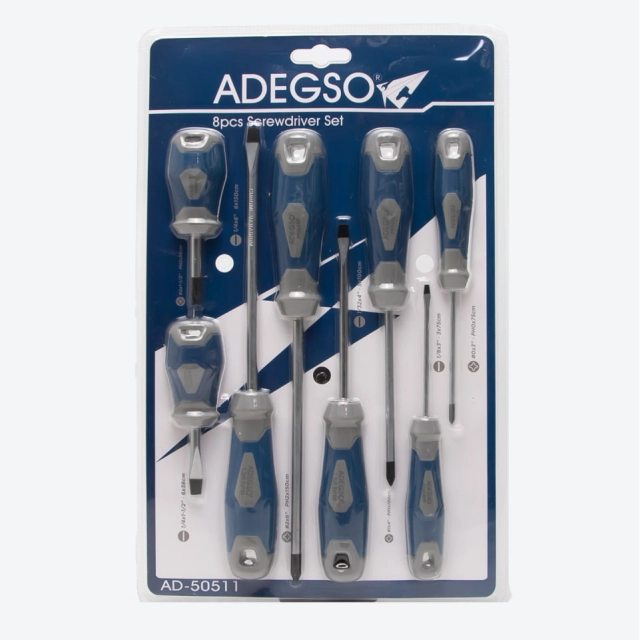 ADEGSO AD-50511 8 ta otvёrtka iborat to&lsquo;plam
