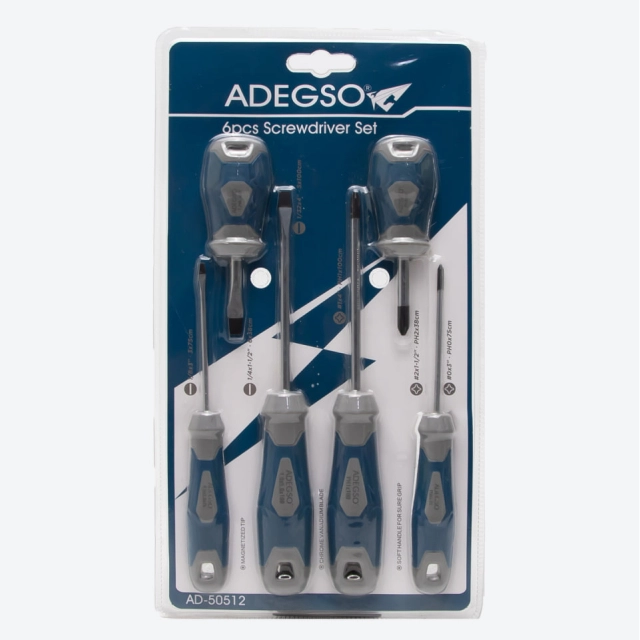 ADEGSO AD-50512 6 ta otvёrtka iborat to&lsquo;plam