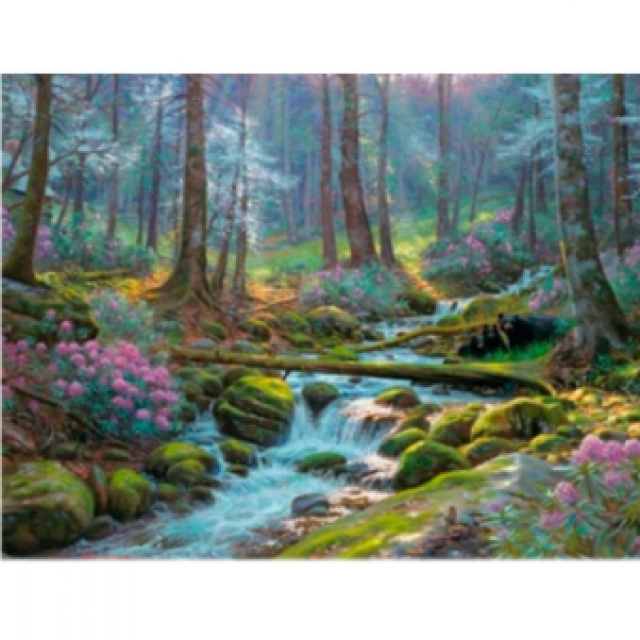 Raqamlar bo'yicha rasm chizish "O'rmon oqimi" (40x50 sm)