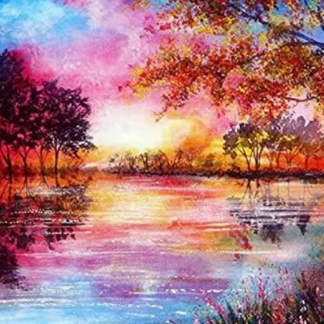 Рисование по номерам "Пейзаж" (40x50 см)