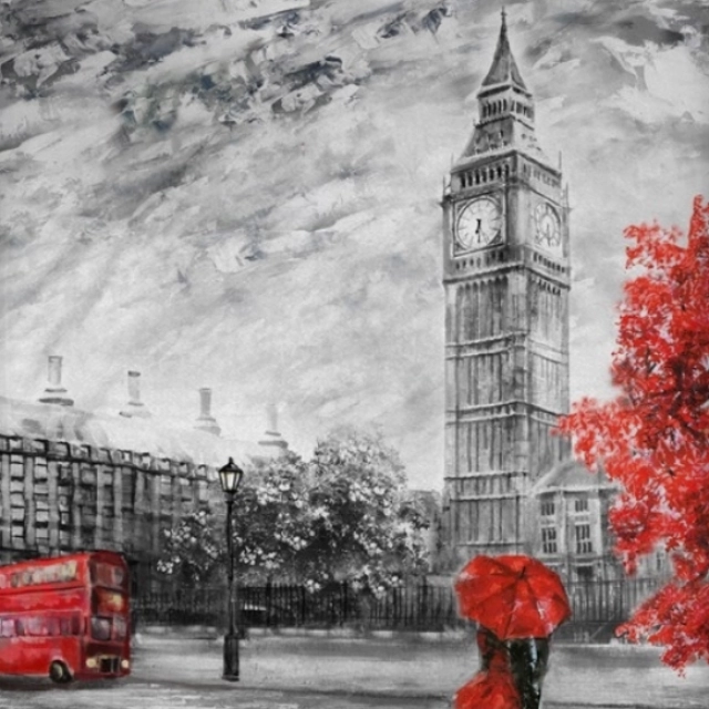 Рисование по номерам "Лондон" (40x50 см)