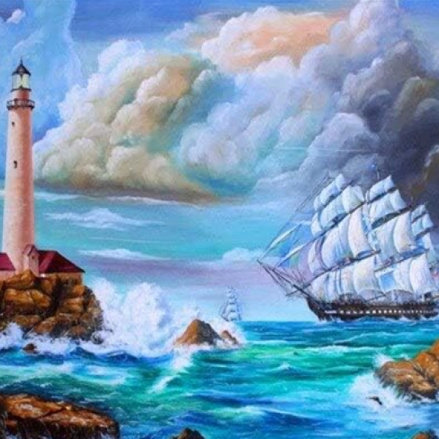 Рисование по номерам "Парус" (40x50 см)