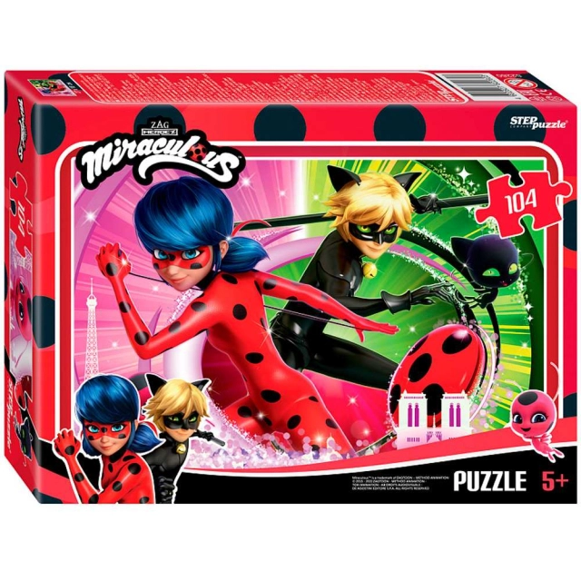 Pazl "Леди Баг и Супер-Кот" 104 element