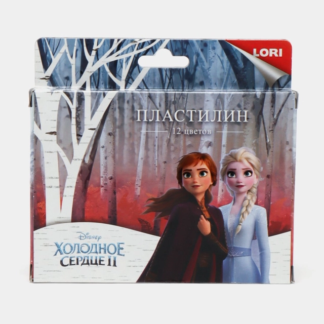 Plastilin Disney "Холодное сердце-2" 12 rangli 15 g dan, Yevropodves bilan.