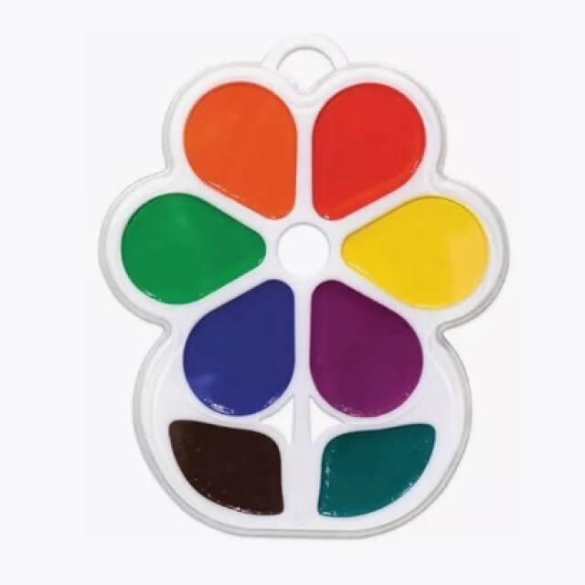 Asal akvareli  Луч "Цветочек" 8 ta rang