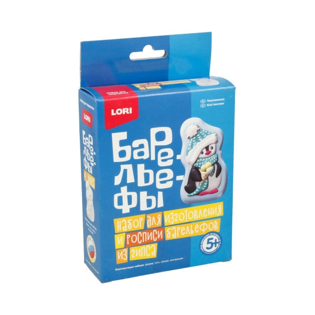 "Lori" Gipsdan barelyeflar "Pingvinok" Pz/G-005