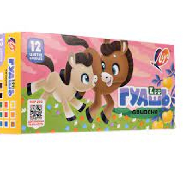 Гуашь Луч "Zoo" 12 цветов