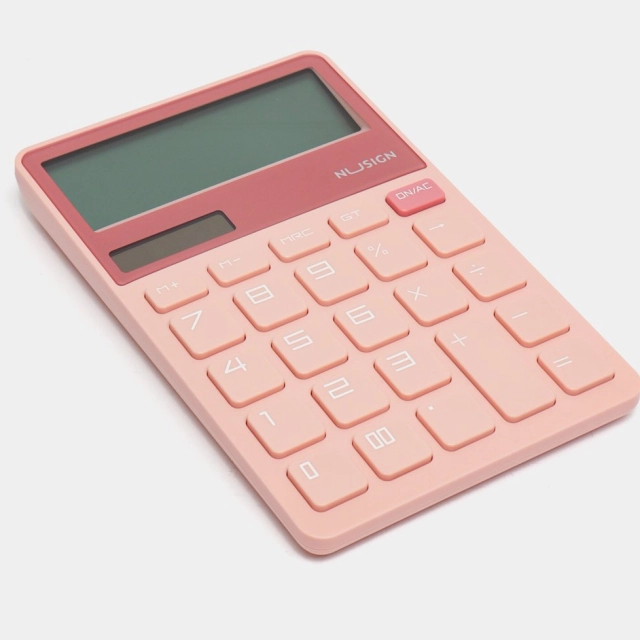 Deli NS0422 kalkulyatori, Pink