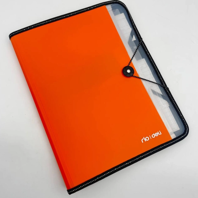 Konferensiya uchun portfel jildi Deli 38965, Orange