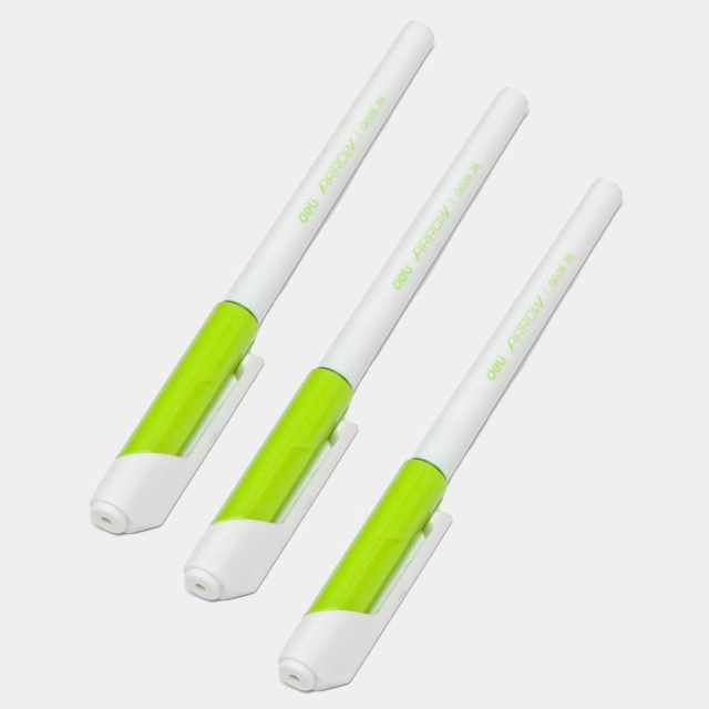 Шариковая ручка Deli Q02636, 1 шт,  Green