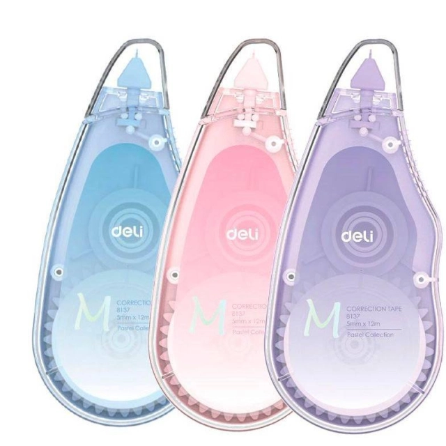 Штрих-лента Deli 8137, Blue