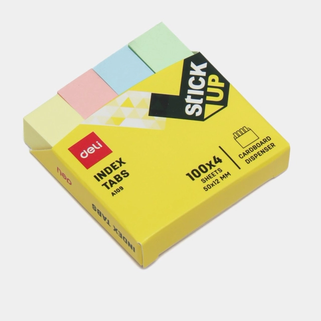 Qaydlar uchun stikerlar Deli Index Tabs A109