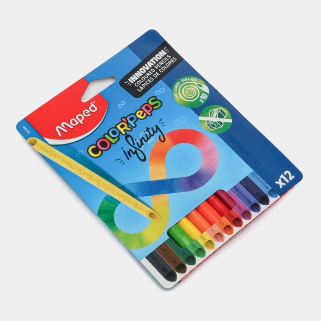 Цветные карандаши Maped "Infinity" 12 цветов