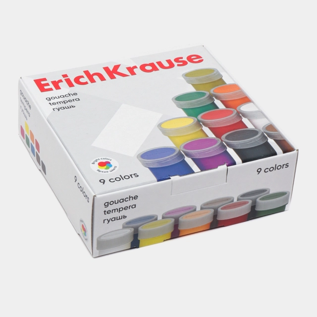 ErichKrause 9 rangli guash bo&lsquo;yoqlari