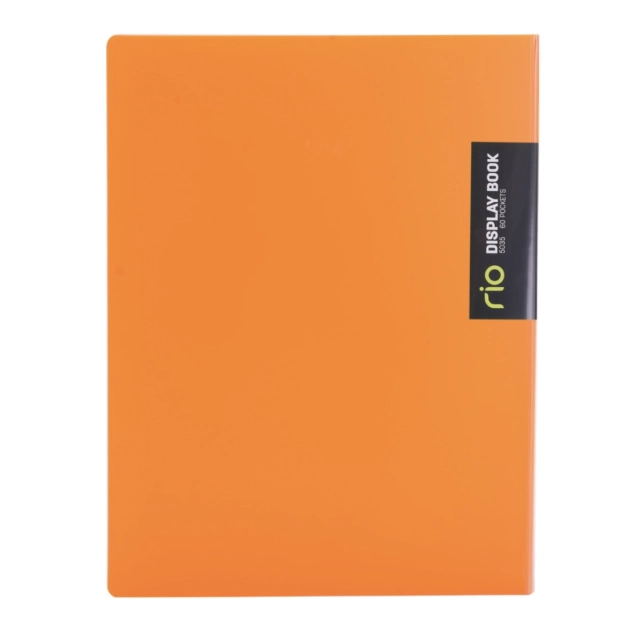 "Rio Display Book A4" nomli 60 varaqli hujjatlar va kanselariya buyumlari uchun jild (Orange)