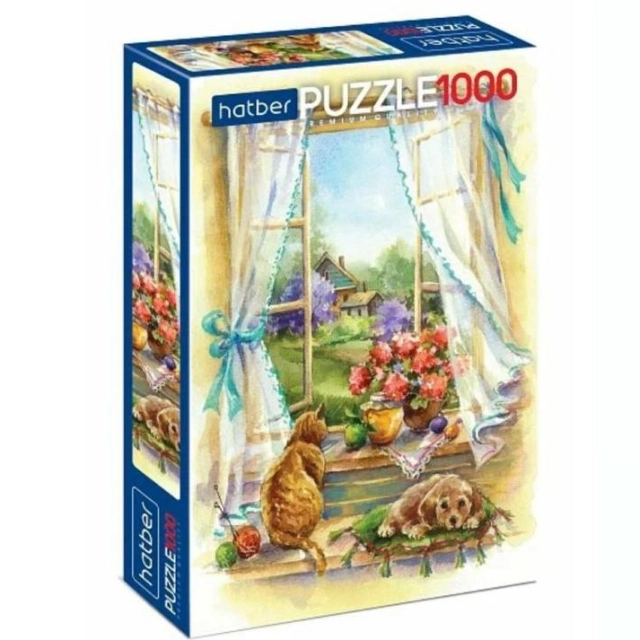 Пазл Hatber Premium "Окно в лето"