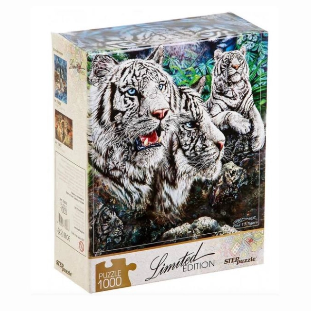 Mozaika Step company puzzle "Найди 13 тигров"