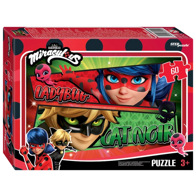 Pazl "Леди Баг и Супер-Кот" 60 element