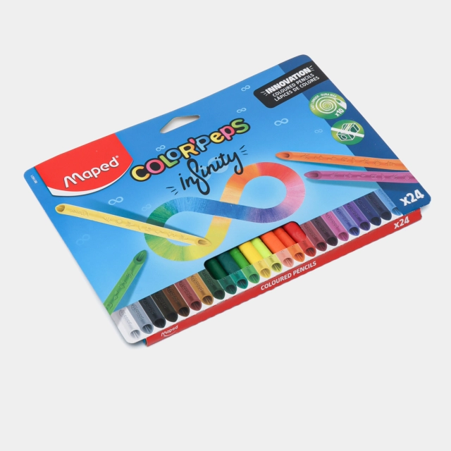 Цветные карандаши MAPED "INFINITY" X24