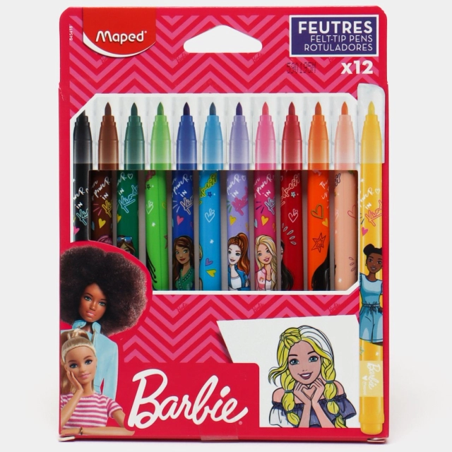 Фломастер Maped Barbie 12 цветов