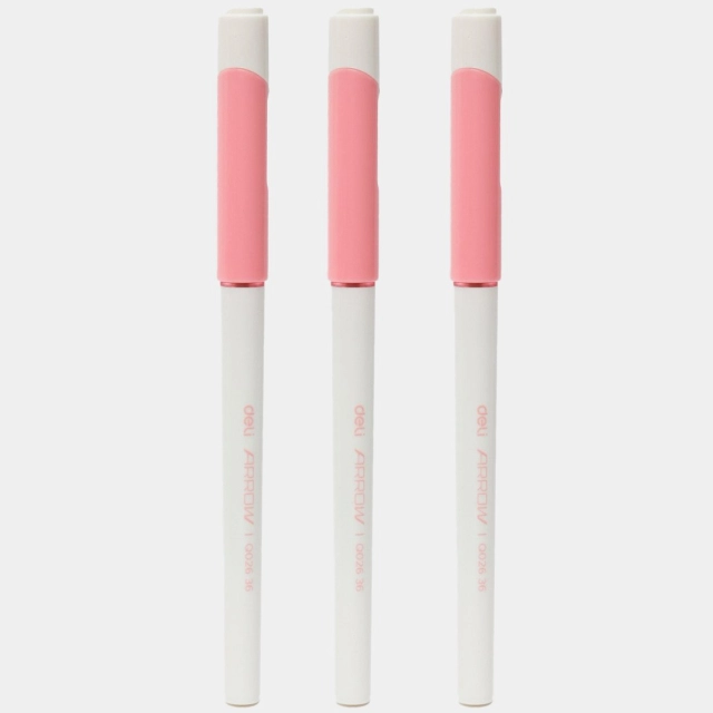 Шариковая ручка Deli Q02636, 1 шт,  Pink