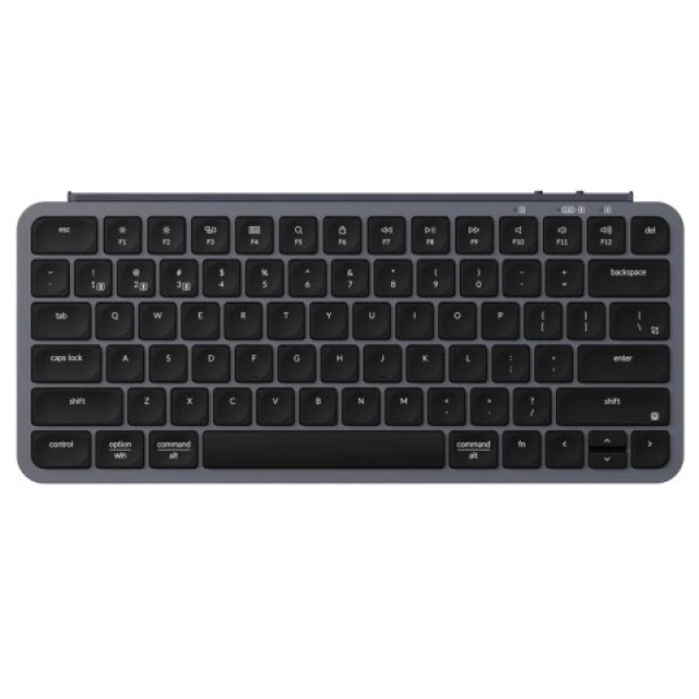 Keychron B1 Pro, USB/WL/BT klaviaturasi, Space gray
