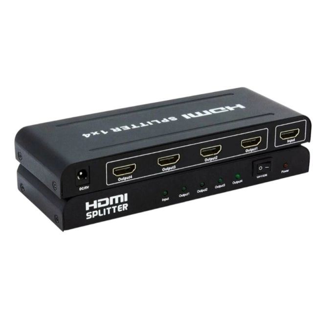 HDMI Splitter tarmoqlagichi 1x4 UHD 4Kx2K