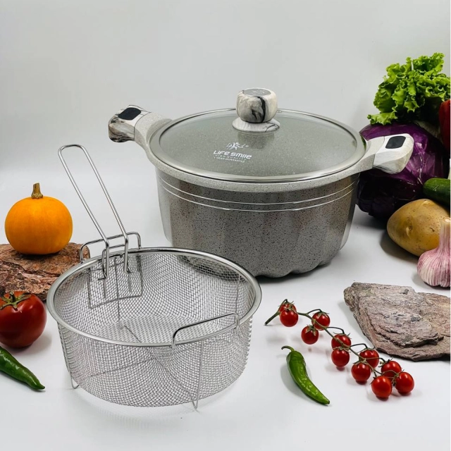 Казан Life Smile 32см 9.5л, Grey