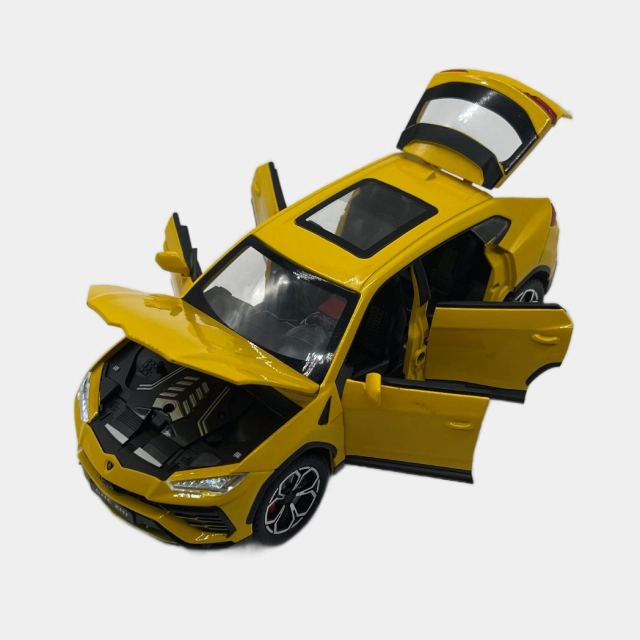 Lamborghini Urus 1/24 metall kolleksiya mashinasi, Yellow