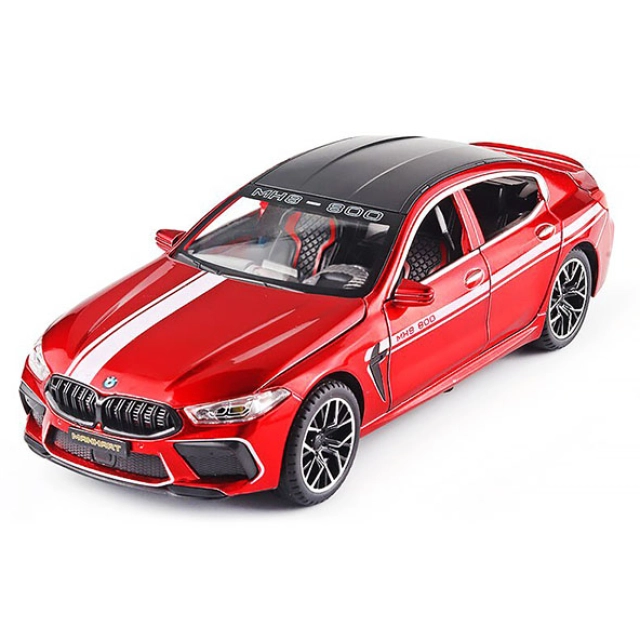 BMW MANHART MH8 1/24 metall kolleksiya mashinasi, Red
