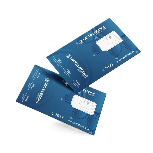 Uztelecom mustaqil faollashtirish uchun SIM-karta