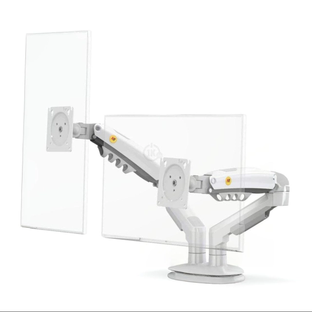 NB F160 stol usti monitor kronshteyni (17&Prime; &ndash; 27&Prime;) , White