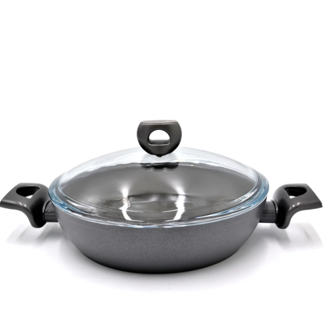 Кастрюля Korkmaz Nora 28 см 3.6 л (A3935) алюминиевая, антипригарная , Black