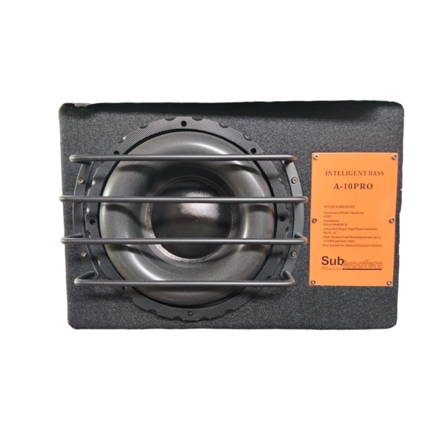 Sabvufer Inteligant Bass A10PRO 1000W active, o'rnatilgan zavod usiliteli va qutisi bilan