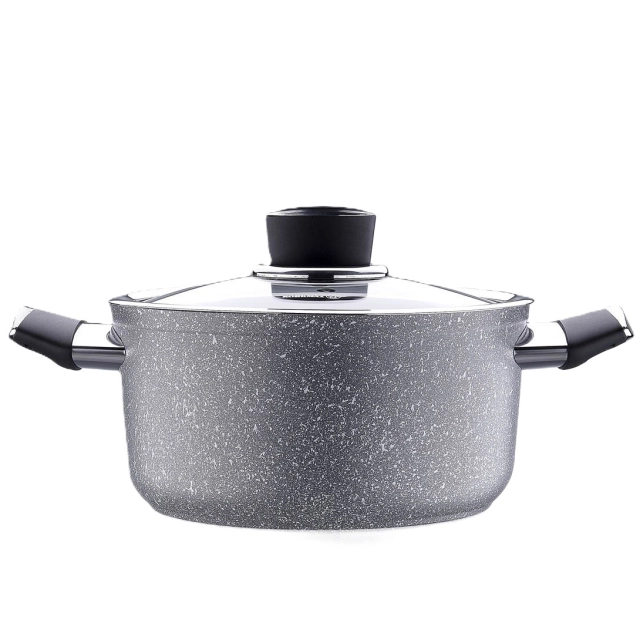 Кастрюля Korkmaz Palma 20 см 3.0 л (A3902) алюминиевая, антипригарная