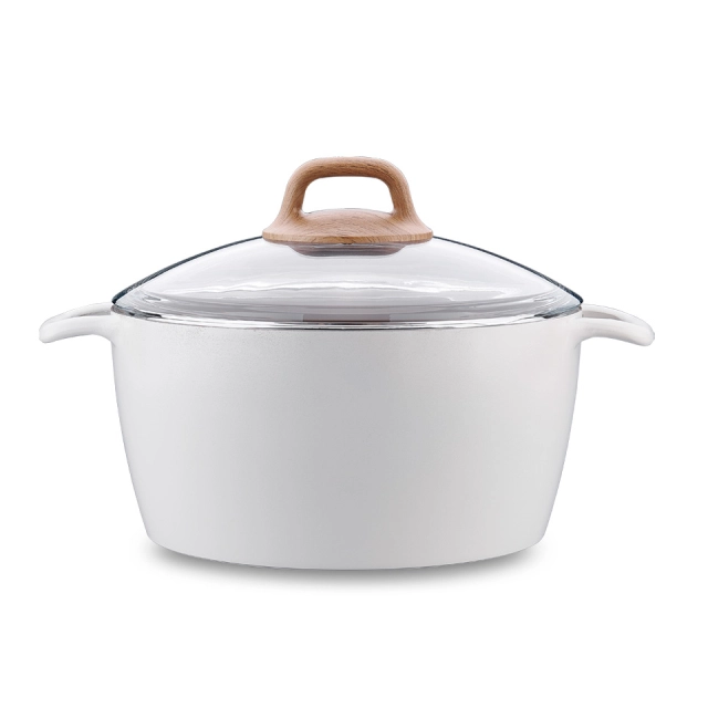 Кастрюля Korkmaz Gusto 24 см 5,0 л (A2979) алюминиевая, антипригарная , Beige