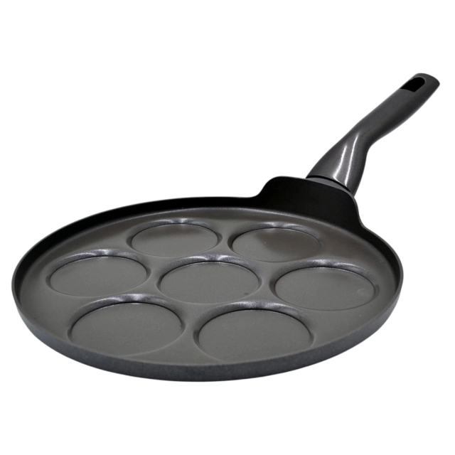 Сковорода для панкейков Korkmaz Nora 26 см 1 л (A3937) алюминиевая, антипригарная , Grey