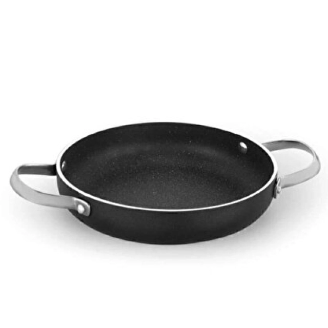 Сковорода для омлет Korkmaz Galaksi 22 см 1.5 л (A1839) алюминиевая, с двумя ручками , Black