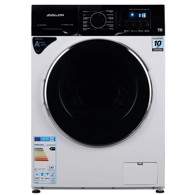 Avalon AVL-WM 1810 W 8 Kg Oq kir yuvish mashinasi