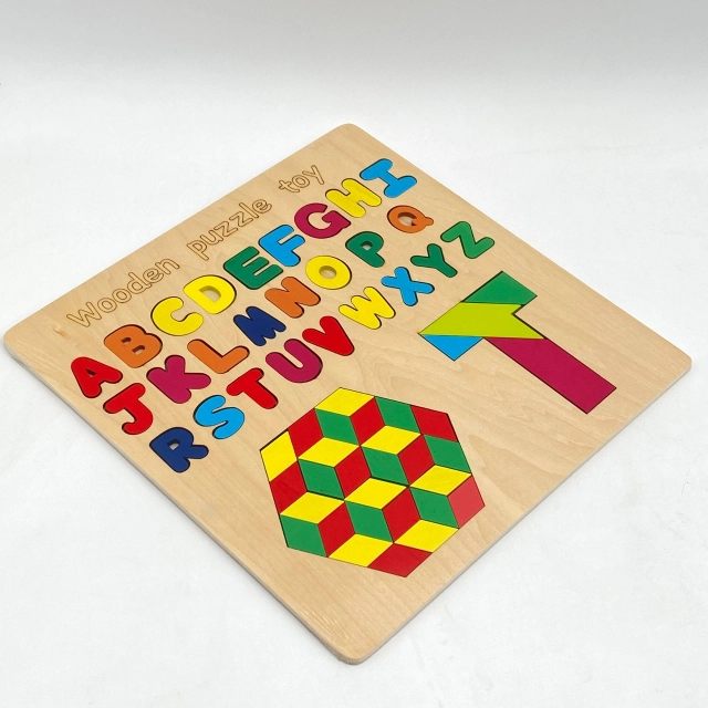 Taxta pazl: Harflar va shakllar