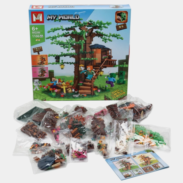 Konstruktor My World Daraxt ustidagi uy MG286